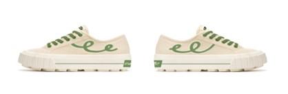 GEN E COLLECTION LOW TOP - VANILLA / GREEN